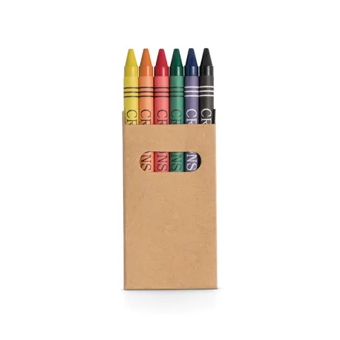 Hi!dea Creioane colorate Eagle, 6 culori