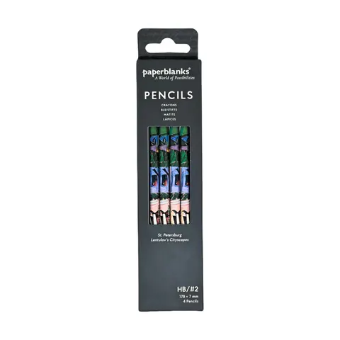 Paperblanks Creion St.Petersburg, HB, 4 bucăți