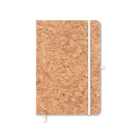 Caiet More Than Gifts Suber, A5, plută, cu elastic alb, 96 file