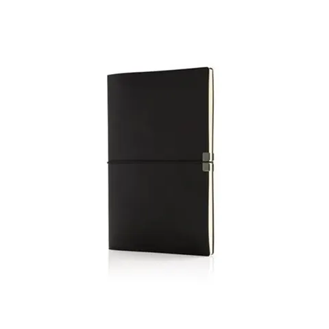 Swiss Peak Caiet Deluxe, A5, copertă flexibilă, negru