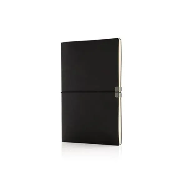 Swiss Peak Caiet Deluxe, A5, copertă flexibilă, negru