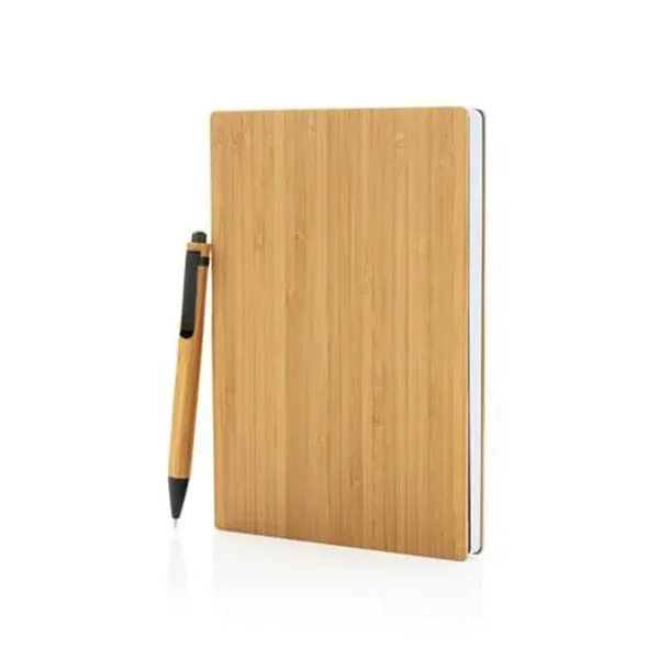 Caiet XD Bamboo, A5, 90 foi, cu pix inclus