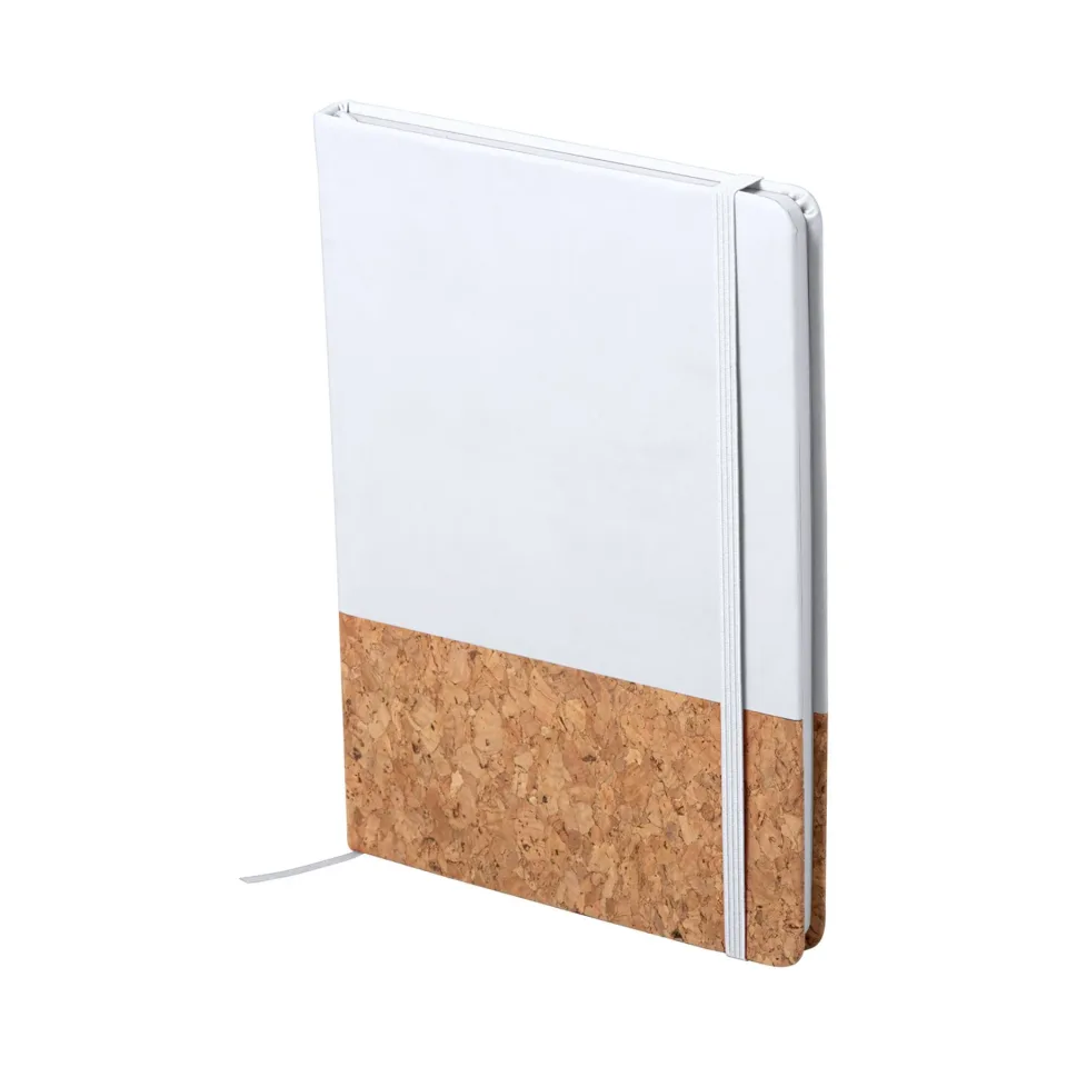 Blocnotes Amsterdam Cork&Pu, A5, cu elastic, 80 file, alb