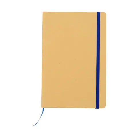 Carnet Berlin, A5, cu elastic, reciclat, 80 file, albastru
