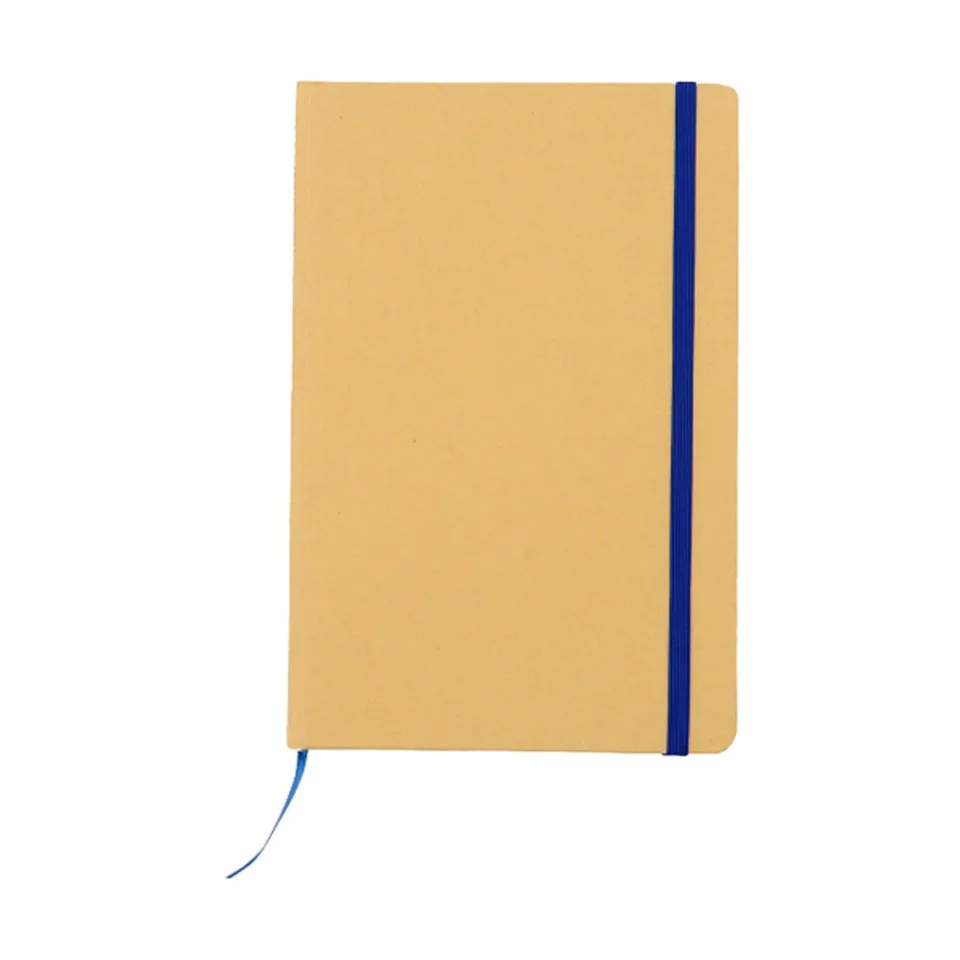 Carnet Berlin, A5, cu elastic, reciclat, 80 file, albastru