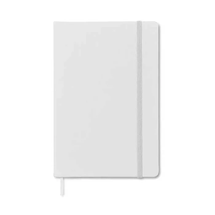 Caiet Sofia, A5, cu elastic, liniat lat, 80 file, alb