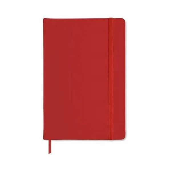 Caiet Sofia, A5, cu elastic, liniatură lată, 80 file, roșu