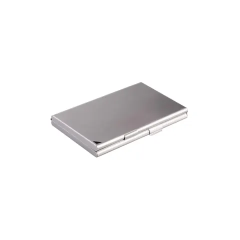 Cutie pentru cărți de vizită Durable, dublă, aluminiu, gri