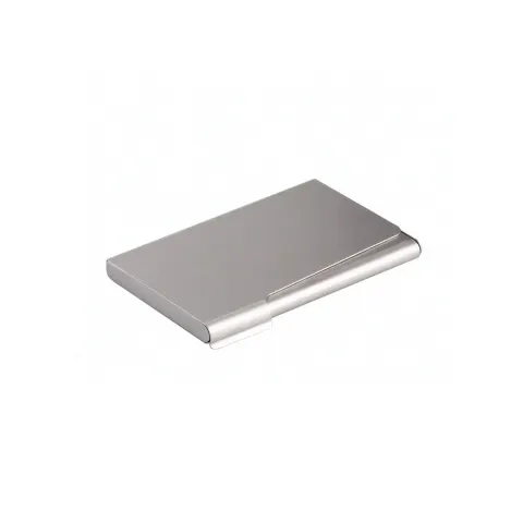 Durable Cutie pentru cărți de vizită, aluminiu, gri