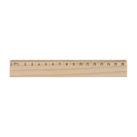 Riglă Onesix, lemn de pin, 16 cm