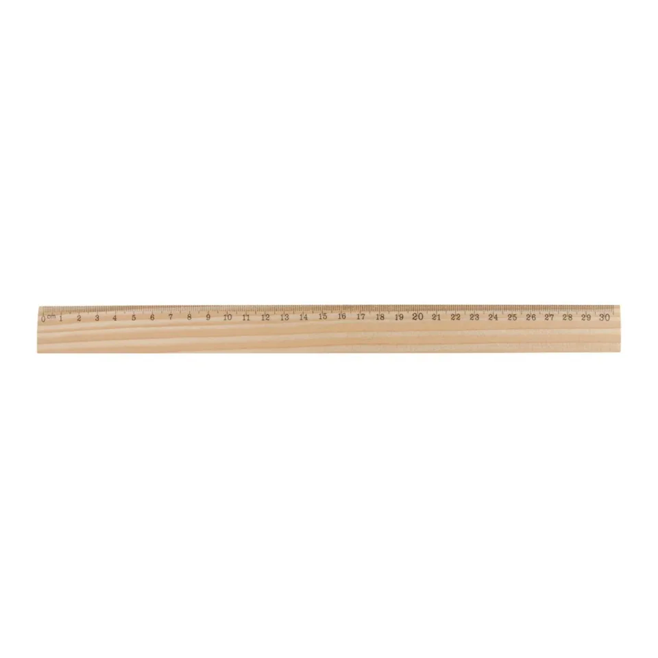 Rigla Cool Onesix, lemn de pin, 30 cm