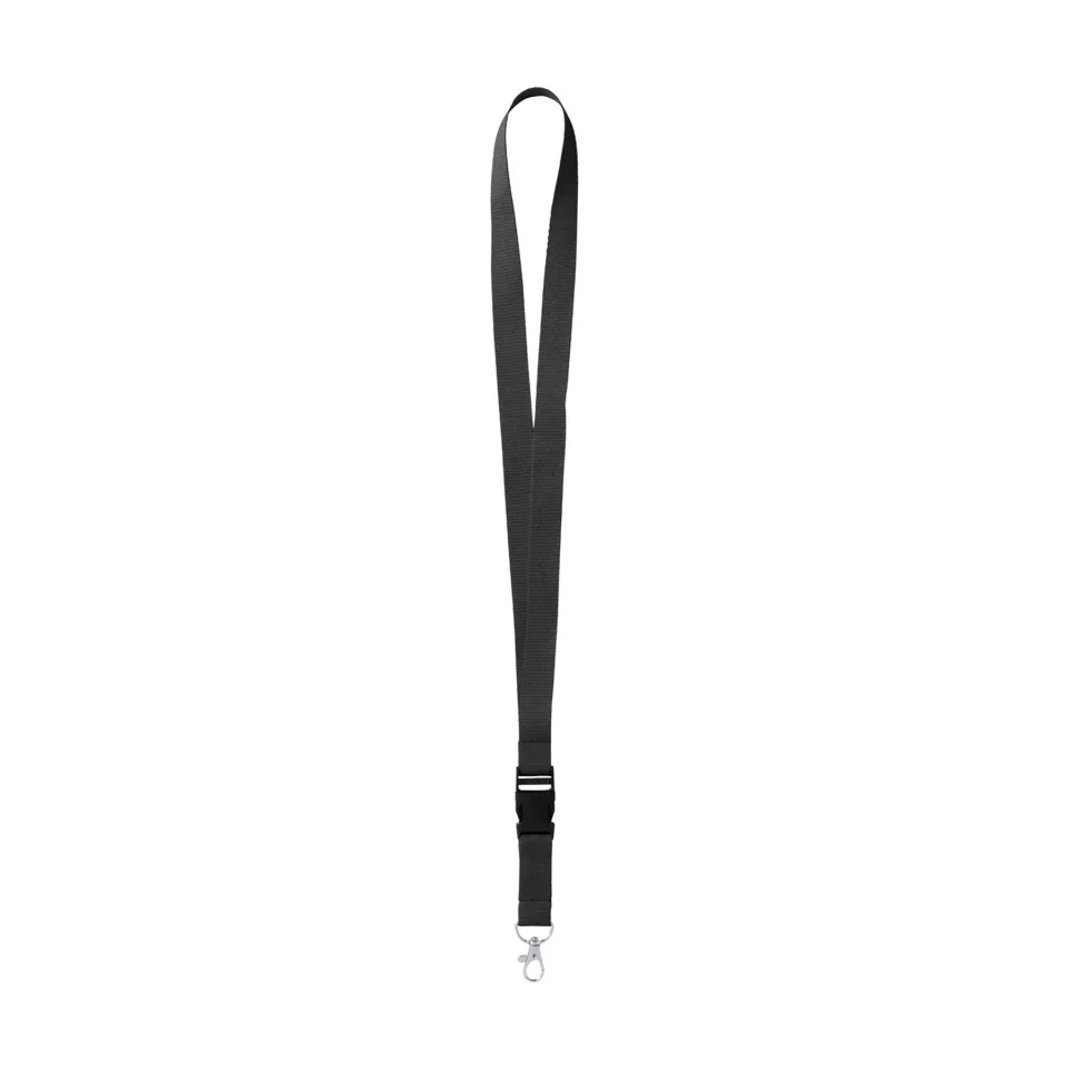 Cool Badge Lanyard Devent, 20 x 550 mm, negru