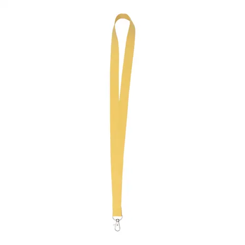 Șnur pentru ecuson cu carabină, 20 x 500 mm, galben