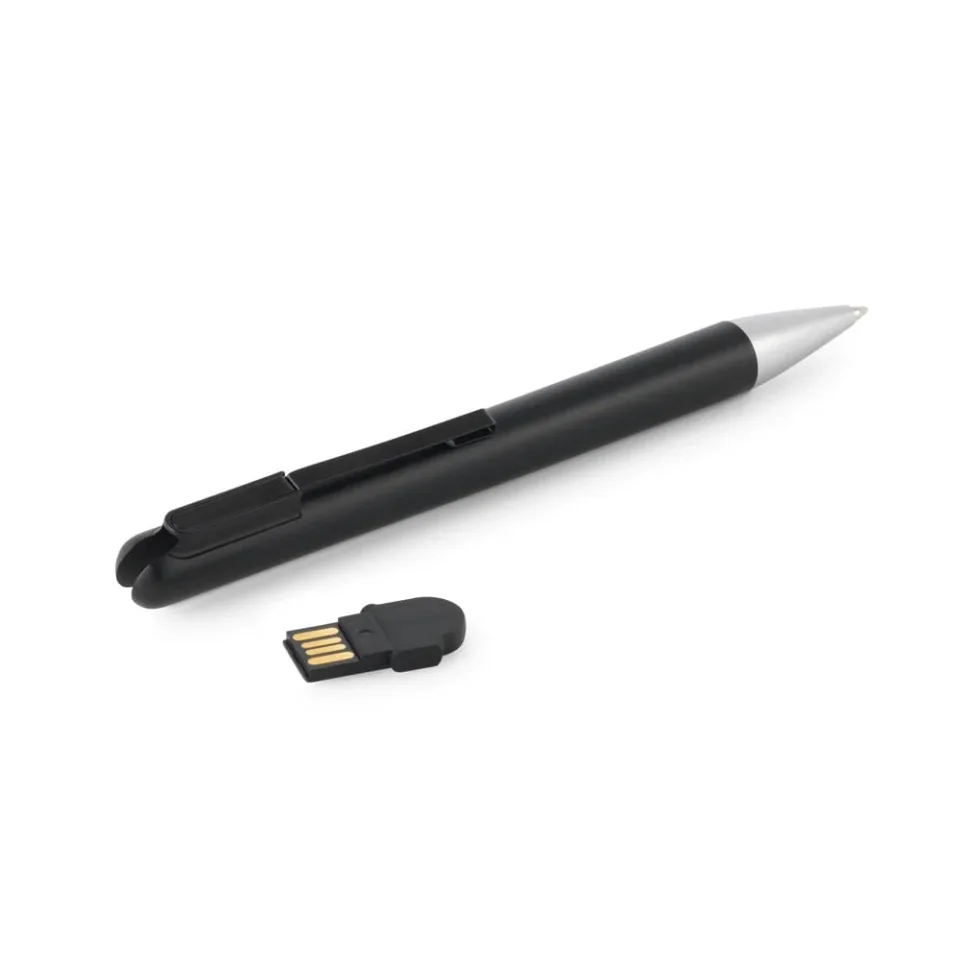 Hi!dea Stick USB Savery, 4 GB, cu pix, negru