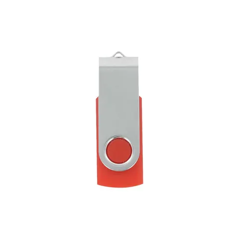 Memorie USB Swivel, USB 2.0, 16 GB, fără logo, roșu