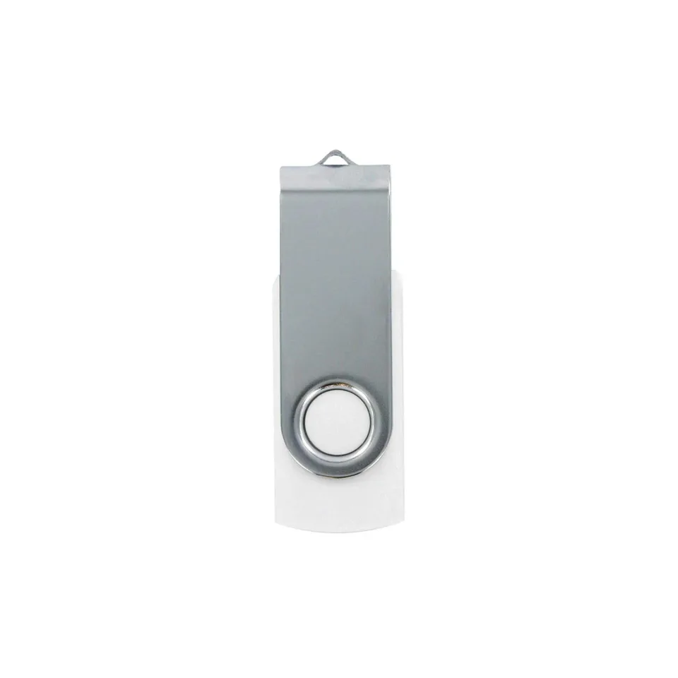 Memorie flash USB Swivel, USB 2.0, 16 GB, fără logo, albă
