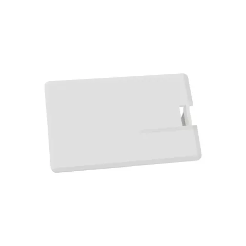 Stick USB Credit Card, USB 2.0, 8 GB, fără logo, alb