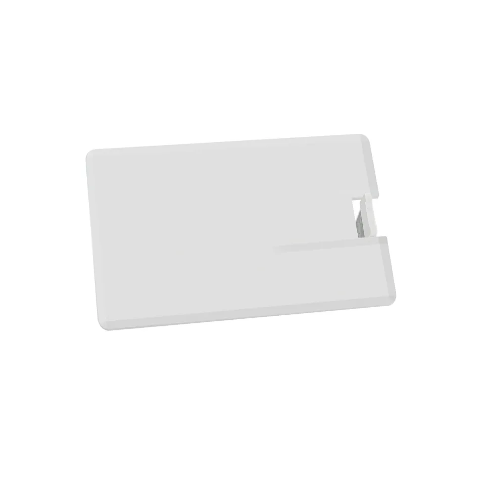 USB Flash Drive Credit Card, USB 2.0, 16 GB, fără logo, alb