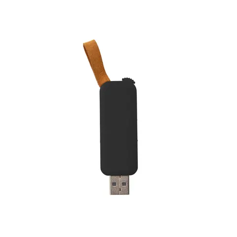 USB Flash Drive Slide, USB 2.0, 16 GB, fără logo, negru