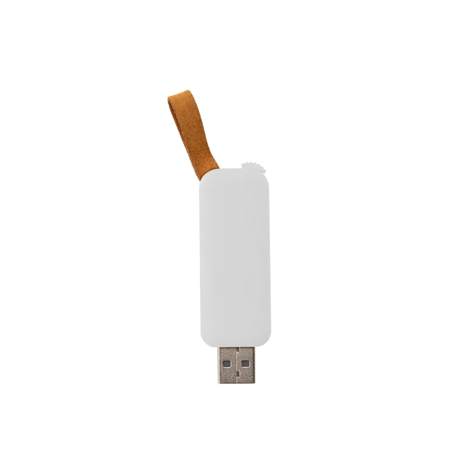 Stick USB Slide, USB 2.0, 16 GB, fără logo, alb