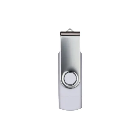 Memorie USB Flash Swivel, USB 3.0, 16 GB, Type-C OTG, alb
