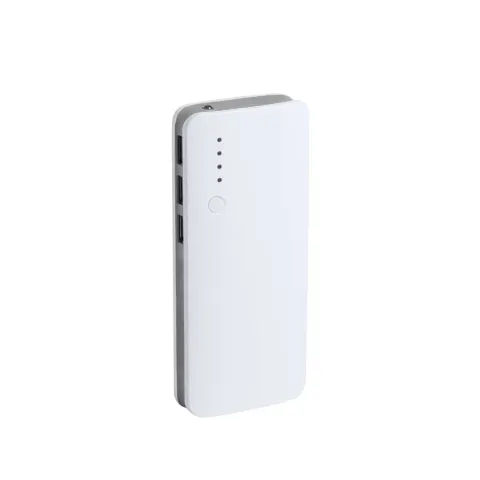 Baterie Mobilă Cool Kaprin, cu 3 porturi USB, 10000 mAh, alb-gri