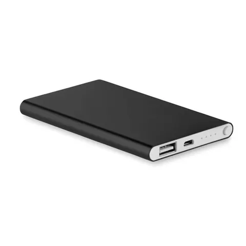 More Than Gifts Power Bank Powerflat, 4000 mAh, Negru