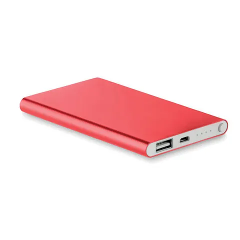 More Than Gifts Power bank Powerflat, 4000 mAh, roșu
