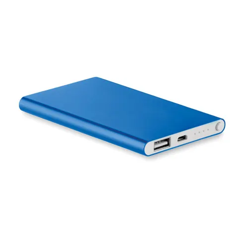 More Than Gifts Power Bank Powerflat, 4 000 mAh, albastru