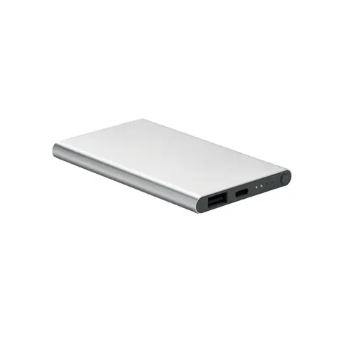 More Than Gifts Power Bank Powerflat C, USB Type-C, 4000 mAh, argintiu