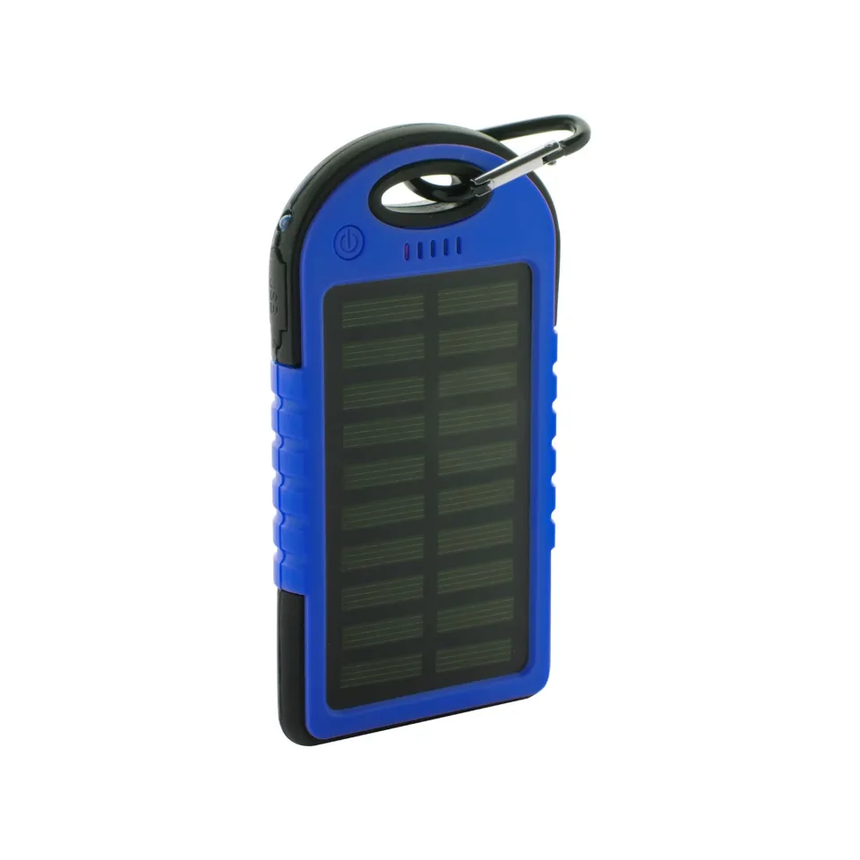 Cool Power bank Durabank Solar, 4000 mAh, albastru-negru