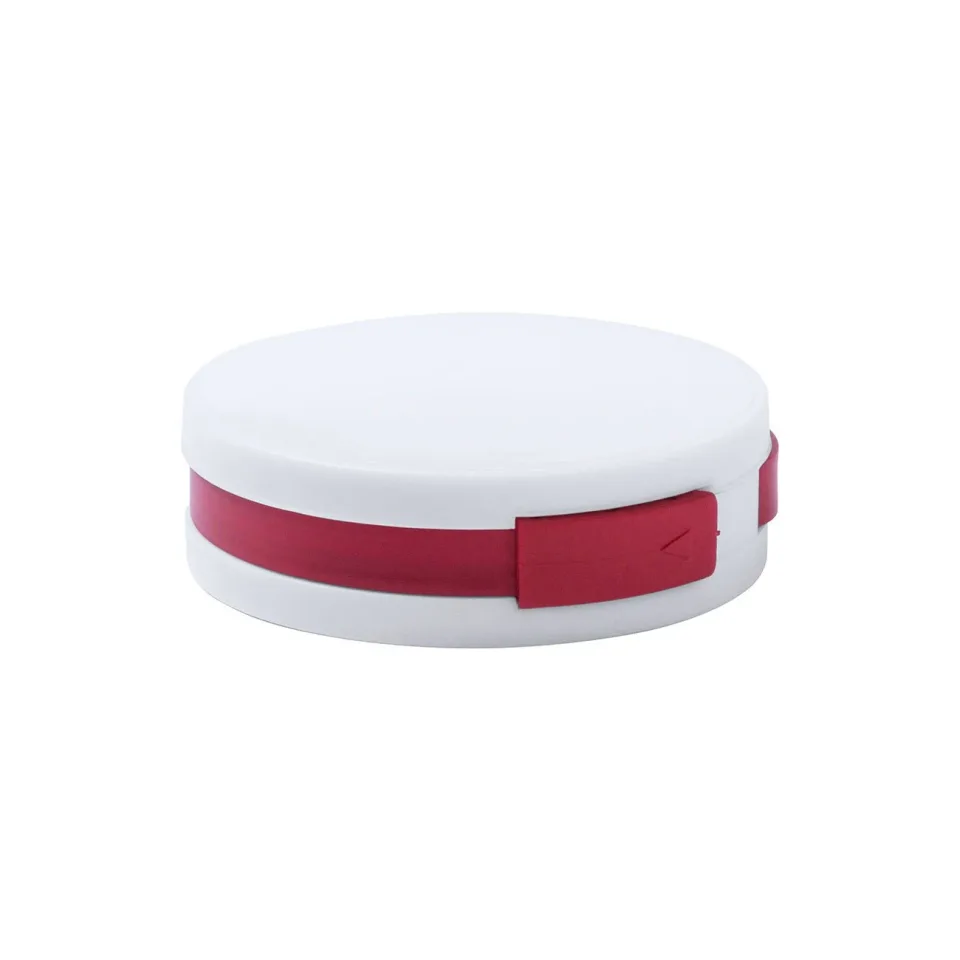 Niyel USB Hub, cu 4 porturi, USB 2.0, alb cu cablu roșu