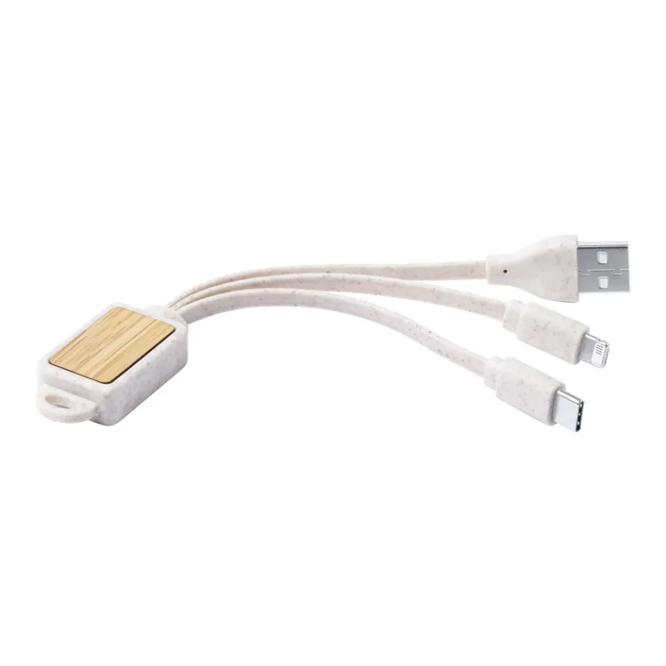 Korux Cablu 3-în-1 USB, Lightning, micro USB și USB tip C