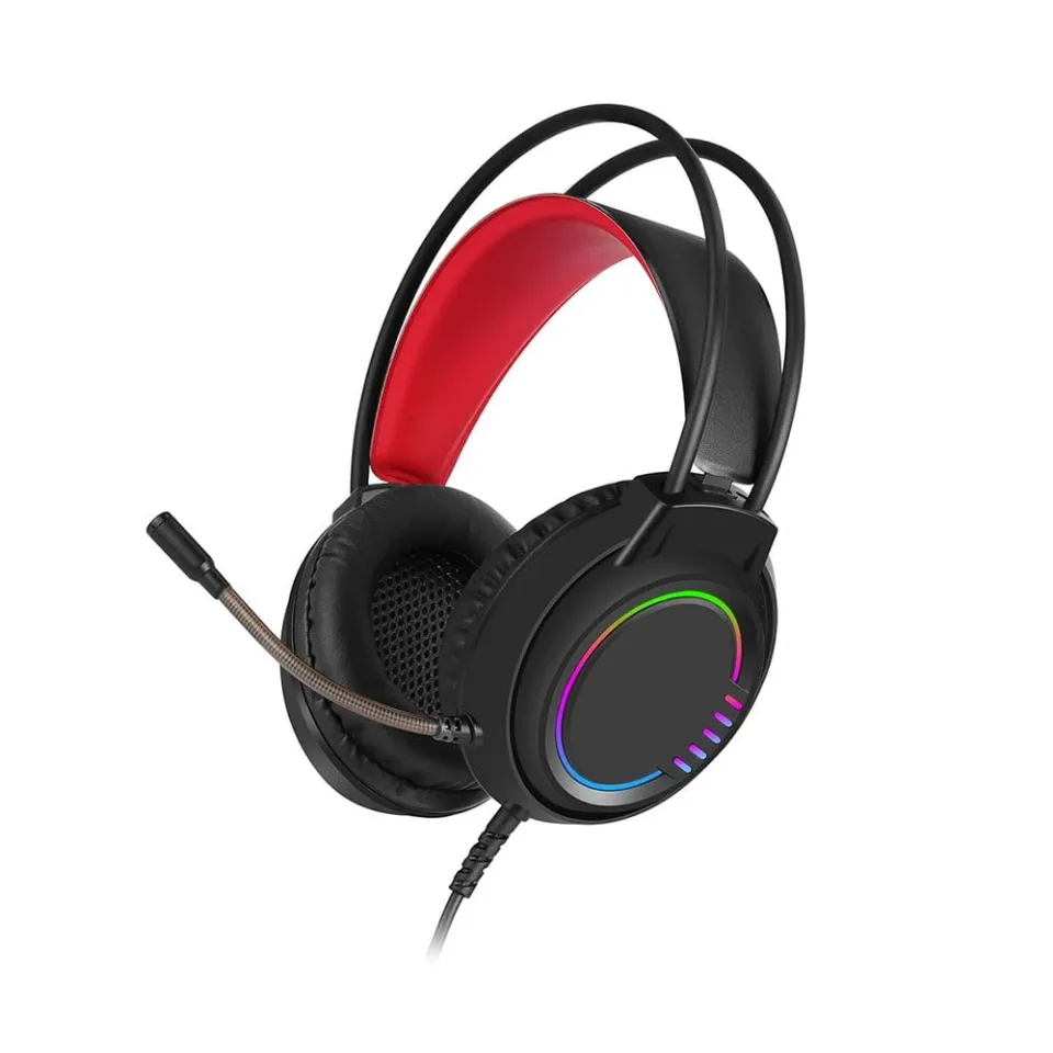 Căști Wesdar GH30, gaming, cu microfon, jack 3.5 mm/USB, 110 dB, 2 m