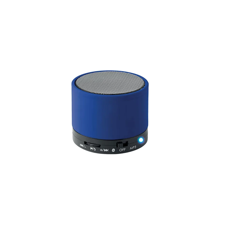 More Than Gifts Speaker Round Bass, Bluetooth, albastru