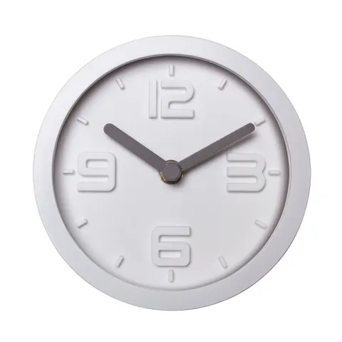 Ceas de perete Splendid Scandi, diametru 15.6 cm, gri