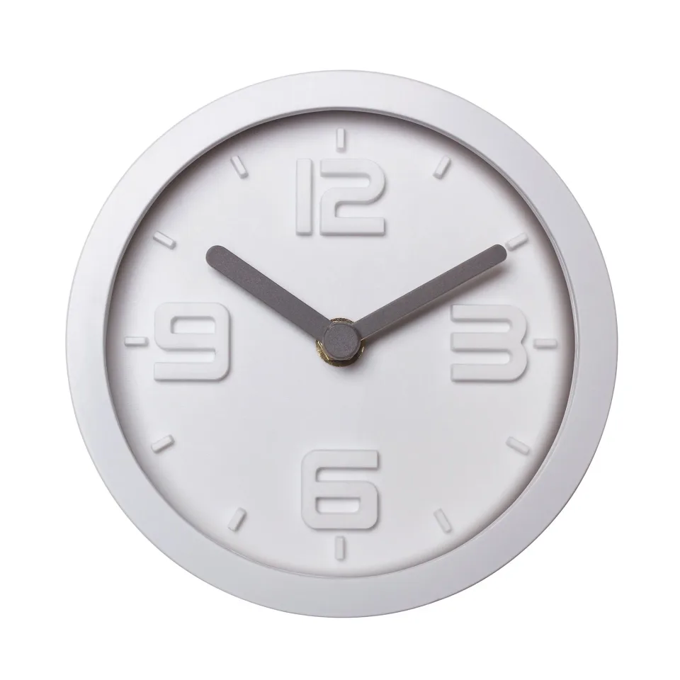 Ceas de perete Splendid Scandi, diametru 15.6 cm, gri