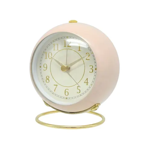 Ceas de birou Takk Tick Tale, 10 cm, roz