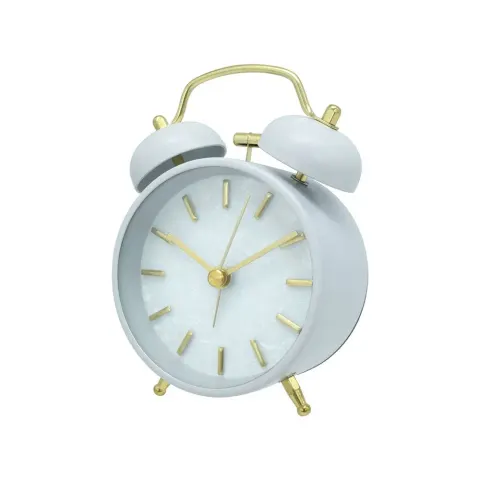 Ceas de birou Takk Tick Tale, 12 cm, alb