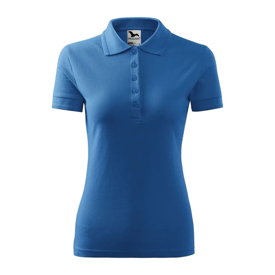 Tricou Polo Malfini pentru femei 210, mărimea M, albastru