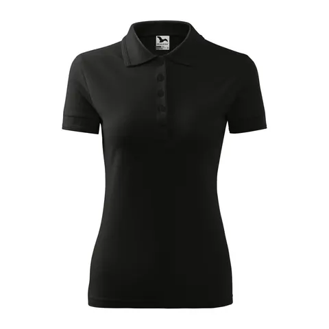 Tricou polo Malfini pentru femei 210, mărime XXXL, negru