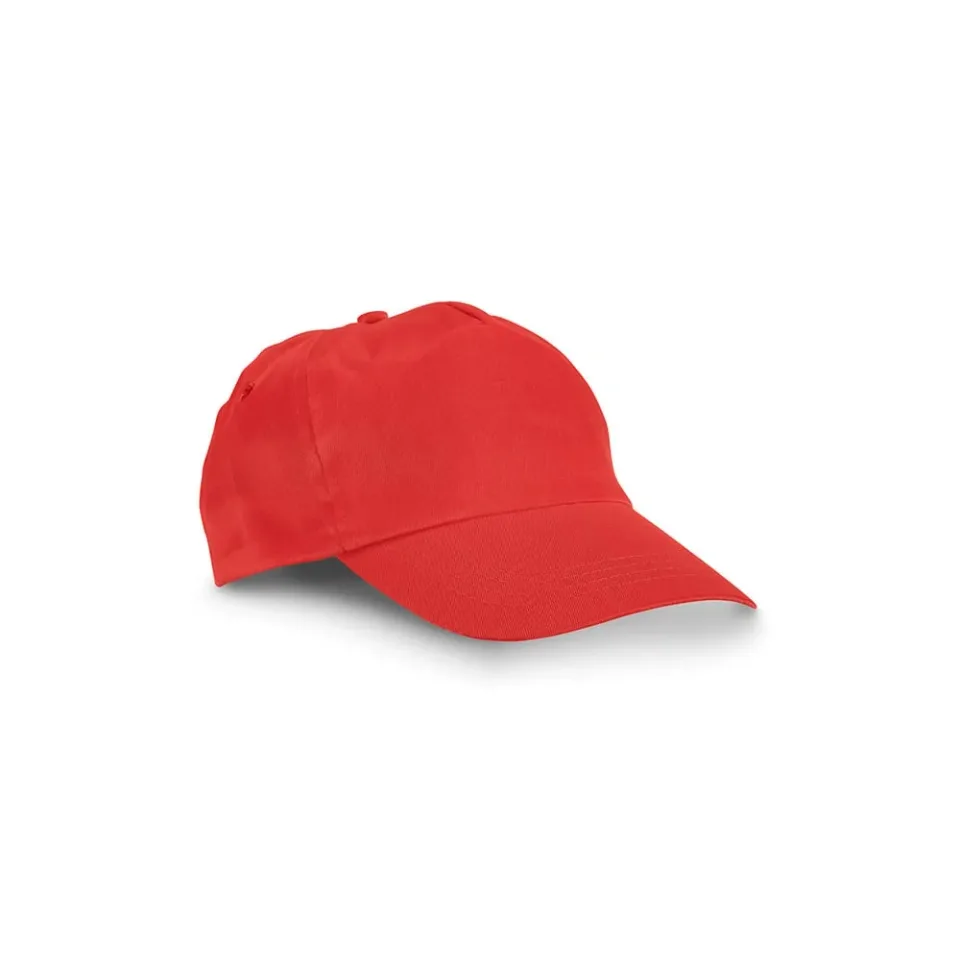 Șapcă Hi!dea Cap Chilka pentru copii, poliester, 5 panouri, roșie