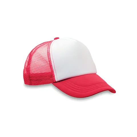 More Than Gifts Șapcă de baseball Trucker Cap, 5 panouri, poliester, roșie