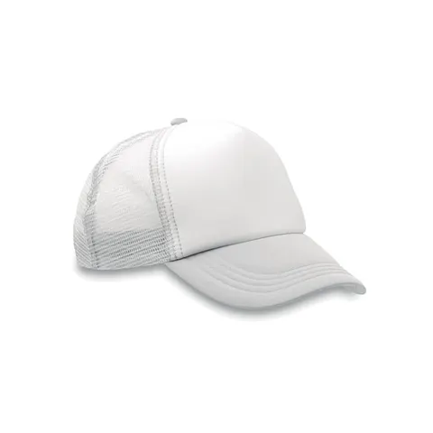 More Than Gifts Șapcă de baseball Trucker Cap, 5 panouri, poliester, albă
