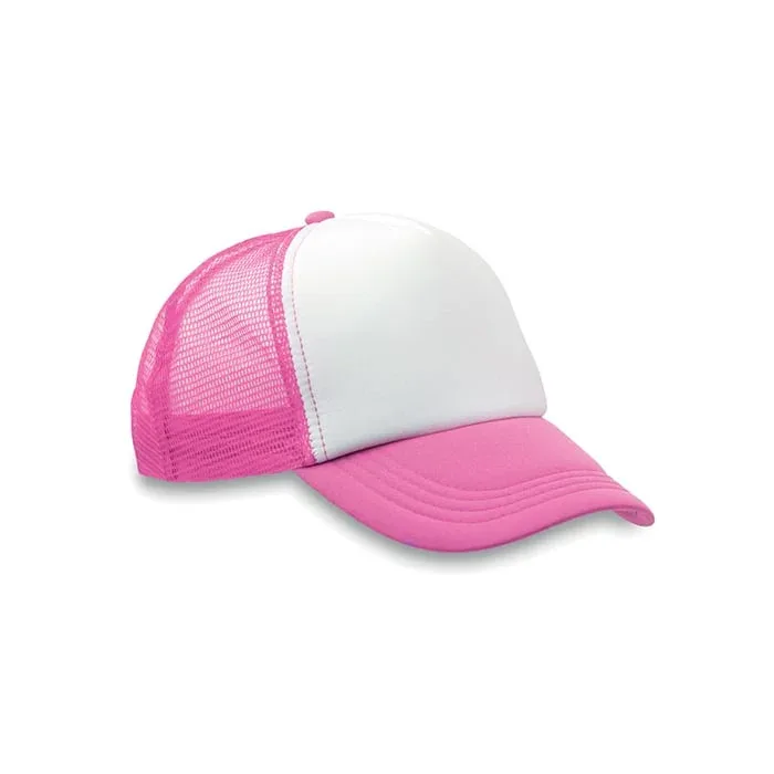 Șapcă More Than Gifts Trucker, 5 panouri, poliester, roz neon