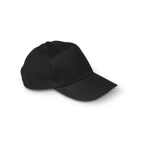 Șapcă de baseball More Than Gifts Glop, 5 panouri, bumbac, negru