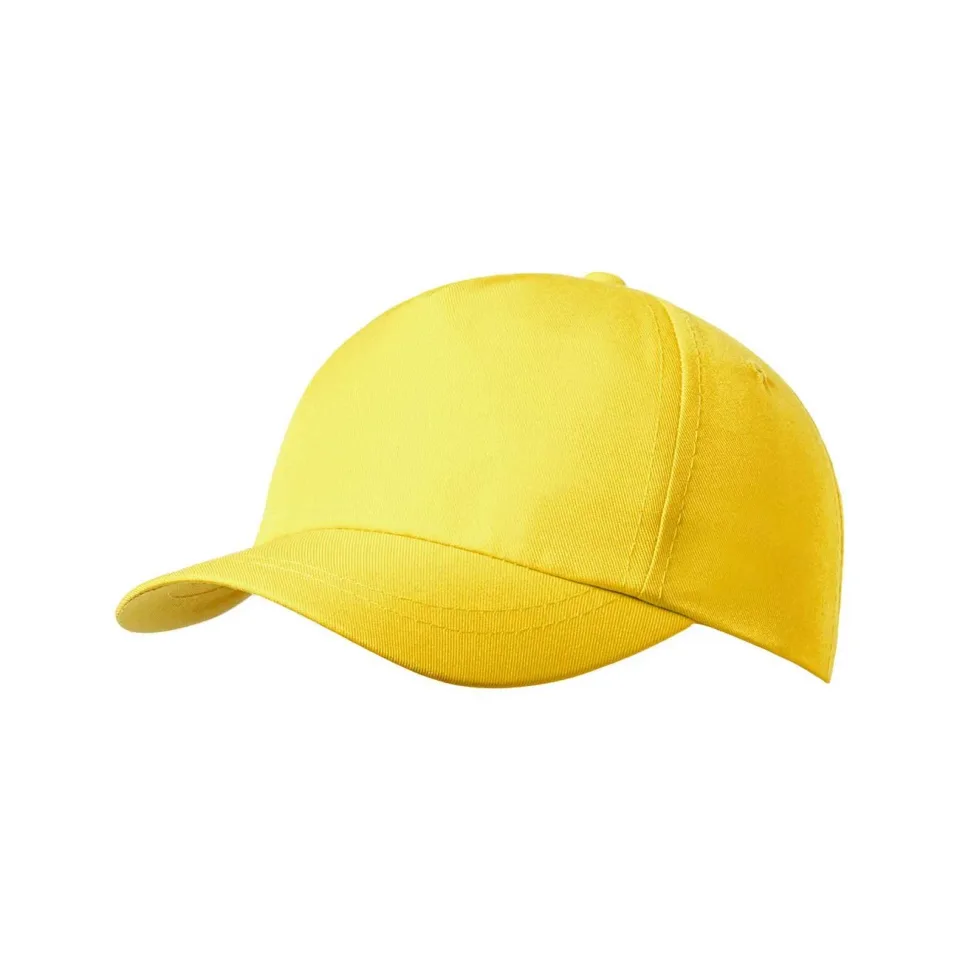 Cool Șapcă de baseball Rick, 5 panouri, copii, poliester, galbenă
