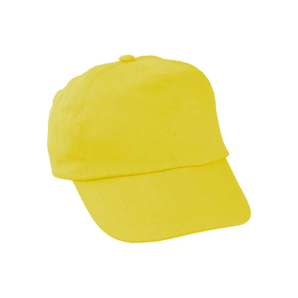Cool Șapcă de baseball Sportkid, 5 panouri, copii, bumbac, galbenă