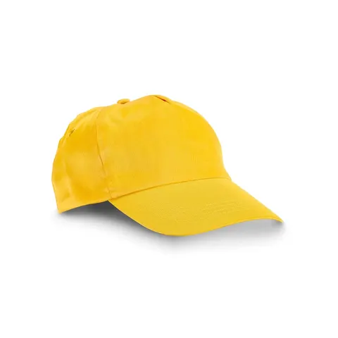 Șapcă de baseball Hi!dea Rufai, 5 panouri, bumbac, galben