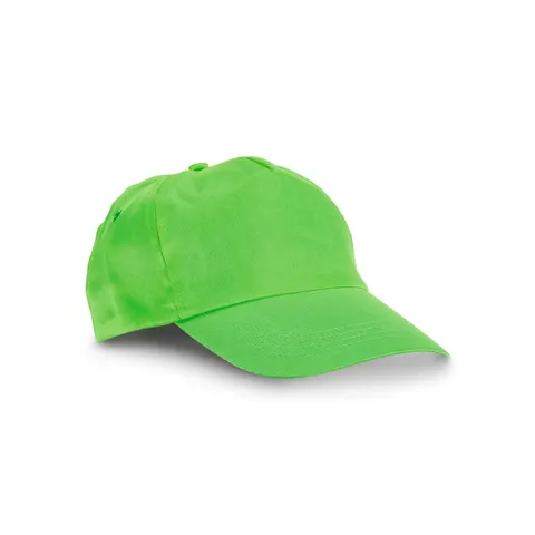 Șapcă de baseball Hi!dea Rufai, 5 panouri, bumbac, verde deschis